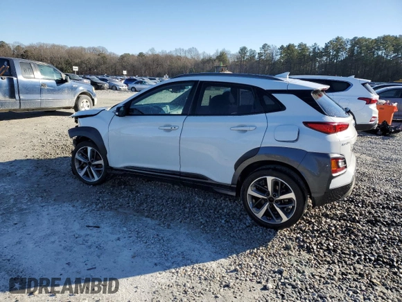 2021 Hyundai Kona Night Edition with VIN KM8K6CA54MU688677, listed as a Copart auction lot 88597715 with 104,219 mi miles and Salvage Title. Bid and sale history available at DreamBid. Image 2.