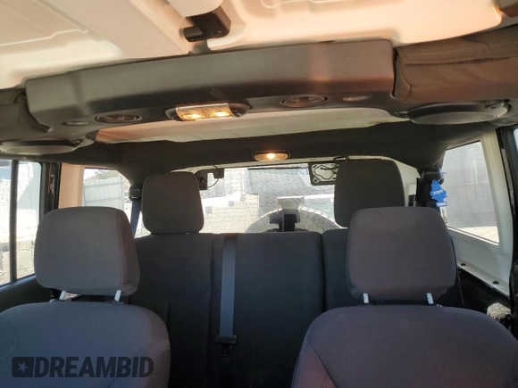 2014 Jeep Wrangler Unlimited Sport with VIN 1C4BJWDG8EL207287, listed as a Copart auction lot 49522335 with 67,472 mi miles and Salvage Title. Bid and sale history available at carsss.com. Image 10.