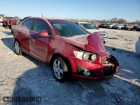 2014 Chevrolet Sonic LTZ with VIN 1G1JE5SB0E4229661, listed as a Copart auction lot 41872355 with 0 mi miles and Salvage Title. Bid and sale history available at carsss.com. Image 11.
