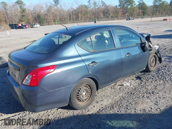 2015 Nissan Versa SV with VIN 3N1CN7AP9FL955591, listed as a IAAI auction lot 41492218 with 74,796 mi miles. Bid and sale history available at carsss.com. Image 4.