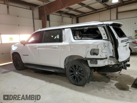 2023 Chevrolet Suburban LS with VIN 1GNSKBKD5PR396230, listed as a Copart auction lot 88690785 with 23,725 mi miles and Salvage title. Bid and sale history available at DreamBid. Image 2.