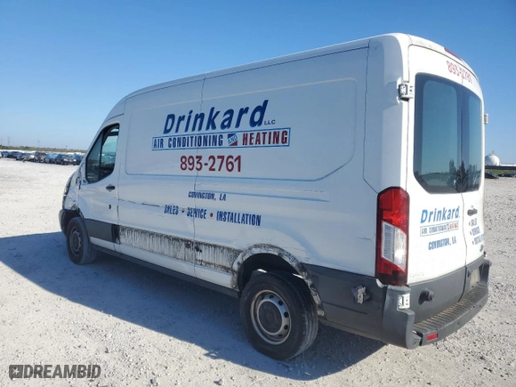 2016 Ford Transit Cargo Van with VIN 1FTYR2CM8GKA48833, listed as a Copart auction lot 82649284 with 113,781 mi miles and Salvage Title. Bid and sale history available at carsss.com. Image 2.