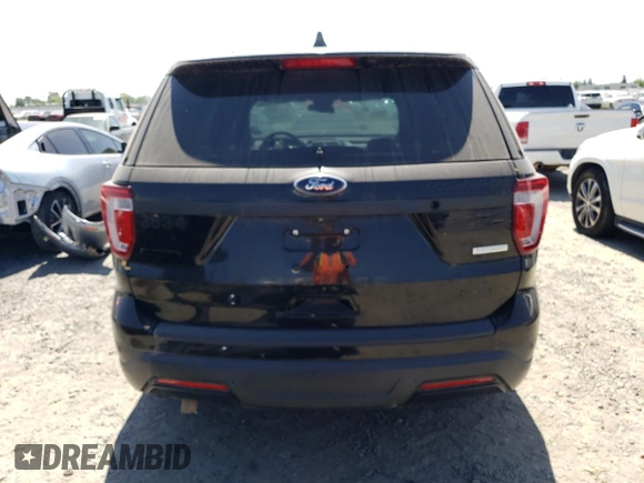 2018 Ford Police Interceptor Utility z VIN 1FM5K8AT7JGA44217, wystawiony jako Copart lot #53910515 z przebiegiem 49 310 mil mil oraz Tytuł czysty. Historia ofert i sprzedaży dostępna na DreamBid. Obrazek 6.