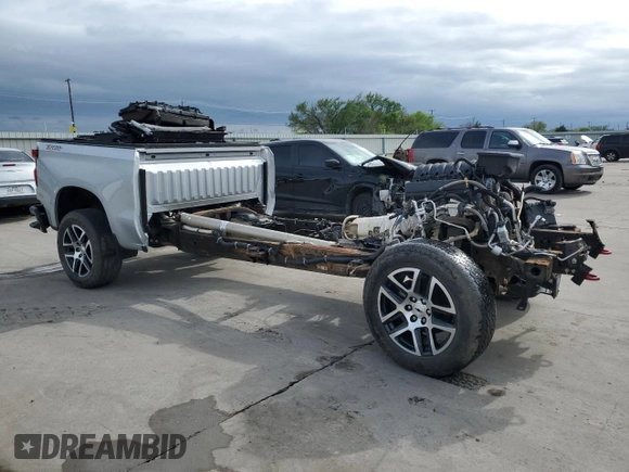2020 Chevrolet Silverado 1500 LT Trail Boss with VIN 1GCPYFED7LZ107424, listed as a Copart auction lot 50891545 with 0 mi miles and Non Repairable. Bid and sale history available at carsss.com. Image 4.
