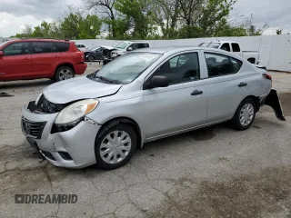 2012 Nissan Versa S with VIN 3N1CN7AP1CL928235, listed as a Copart auction lot 54707495 with 100,221 mi miles and Salvage title. Bid and sale history available at DreamBid. Image 1.