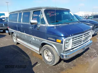 1988 Chevrolet Express Beauville with VIN 1GNEG25K7J7153739, listed as a IAAI auction lot 42216044 with 83,051 mi miles and . Bid and sale history available at DreamBid. Image 1.