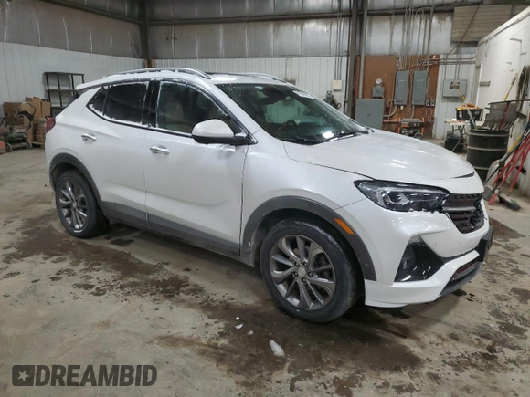 2020 Buick Encore GX Essence with VIN KL4MMFS28LB126732, listed as a Copart auction lot 41818695 with 52,627 mi miles and Salvage title. Bid and sale history available at DreamBid. Image 4.