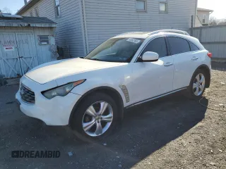 2011 Infiniti FX35 with VIN JN8AS1MW8BM140882, listed as a Copart auction lot 50082765 with 159,075 mi miles and Clean Title. Bid and sale history available at carsss.com. Image 1.