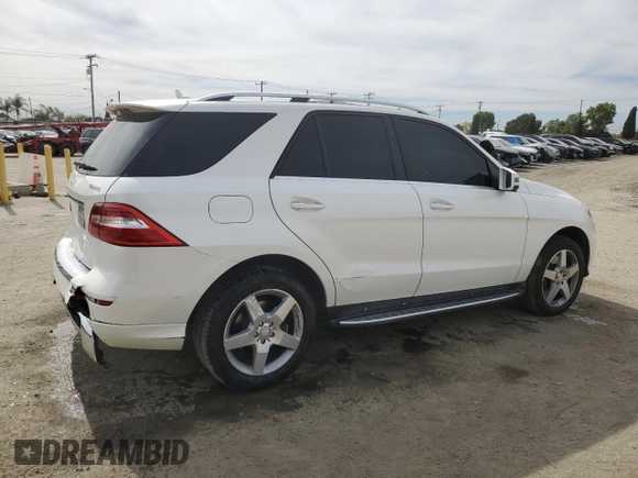 2013 Mercedes-Benz M 550 with VIN 4JGDA7DB5DA236934, listed as a Copart auction lot 46062985 with 98,768 mi miles and Salvage title. Bid and sale history available at DreamBid. Image 3.