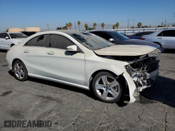 2018 Mercedes-Benz CLA 250 with VIN WDDSJ4EBXJN525651, listed as a Copart auction lot 67803724 with 85,092 mi miles and Clean Title. Bid and sale history available at DreamBid. Image 4.