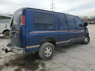 2000 Chevrolet Express Cargo Van w/YF7 with VIN 1GBFG15R5Y1109387, listed as a Copart auction lot 48850655 with 176,057 mi miles and Salvage Title. Bid and sale history available at carsss.com. Image 3.