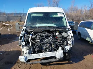2023 Ford Transit Cargo with VIN 1FTBR1C89PKA63540, listed as a IAAI auction lot 41643089 with 65,898 mi miles. Bid and sale history available at carsss.com. Image 13.