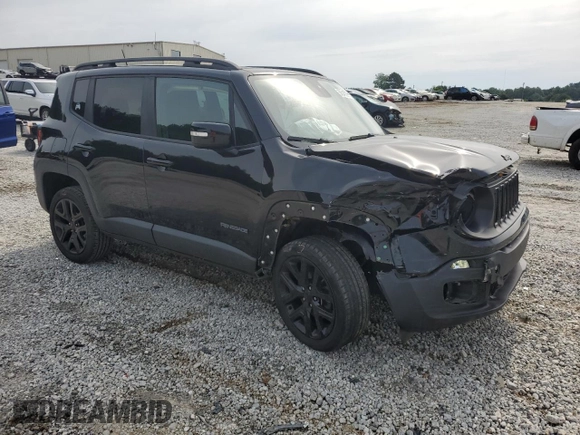 2017 Jeep Renegade Altitude with VIN ZACCJBBB9HPF02998, listed as a Copart auction lot 56546065 with 110,360 mi miles and Salvage title. Bid and sale history available at DreamBid. Image 4.