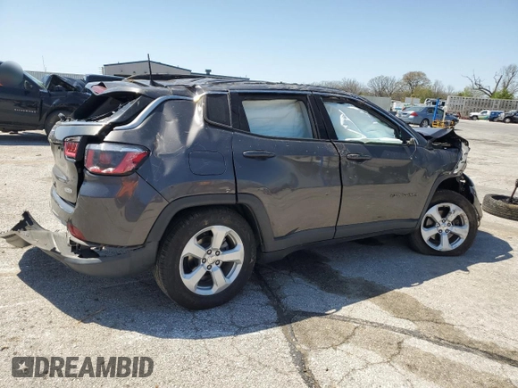 2018 Jeep Compass Latitude с VIN 3C4NJDBB8JT179546, выставлен на аукционе Copart как лот 53488785 с пробегом 67 033 миль миль и Списание • Salvage title. История ставок и продаж доступна на DreamBid. Изображение 3.