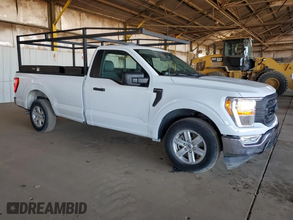 2022 Ford F-150 XL with VIN 1FTMF1C5XNKF26323, listed as a Copart auction lot 60160145 with 43,209 mi miles and Salvage title. Bid and sale history available at DreamBid. Image 4.