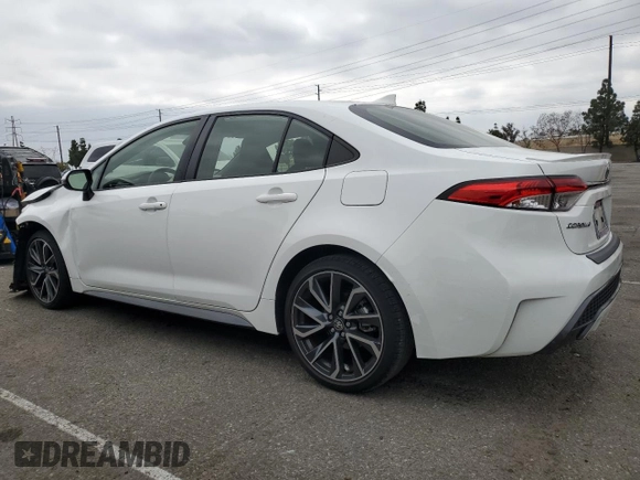 2021 Toyota Corolla SE with VIN JTDS4MCE1MJ081019, listed as a Copart auction lot 54340655 with 26,882 mi miles and Salvage Title. Bid and sale history available at carsss.com. Image 2.