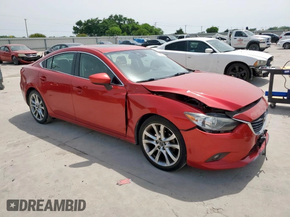 2014 Mazda 6 i Grand Touring с VIN JM1GJ1W61E1137267, выставлен на аукционе Copart как лот 57243225 с пробегом 51 939 миль миль и Списание • Salvage title. История ставок и продаж доступна на DreamBid. Изображение 4.