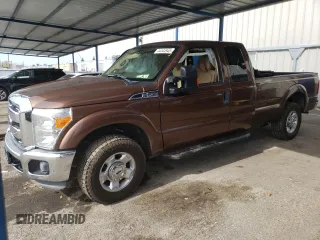 2012 Ford Super Duty F-250 SRW XL with VIN 1FT7X2A68CEB22136, listed as a Copart auction lot 44444945 with 117,630 mi miles and Salvage Title. Bid and sale history available at carsss.com. Image 1.