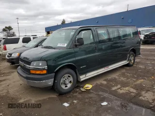 2006 Chevrolet Express Passenger с VIN 1GAHG39U161249733, выставлен на аукционе Copart как лот 41875405 с пробегом 169 037 миль миль и Чистый • Clean title. История ставок и продаж доступна на DreamBid. Изображение 1.