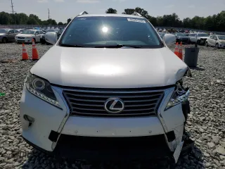 2015 Lexus RX 350 with VIN JTJZK1BA4F2420805, listed as a Copart auction lot 59491335 with 167,016 mi miles and Salvage title. Bid and sale history available at DreamBid. Image 5.