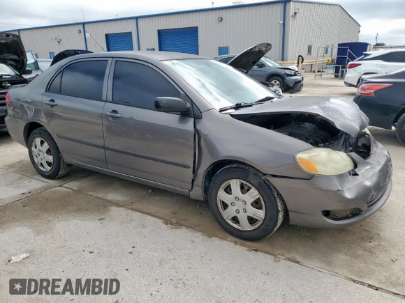 2007 Toyota Corolla CE with VIN 1NXBR30EX7Z927873, listed as a Copart auction lot 56206295 with 182,931 mi miles and Clean title. Bid and sale history available at DreamBid. Image 4.