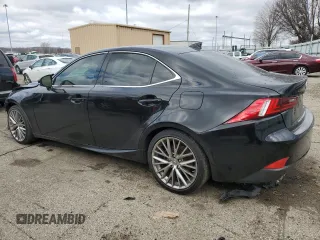 2015 Lexus IS 250 with VIN JTHCF1D2XF5027889, listed as a Copart auction lot 47122285 with 122,426 mi miles and Salvage Title. Bid and sale history available at DreamBid. Image 2.