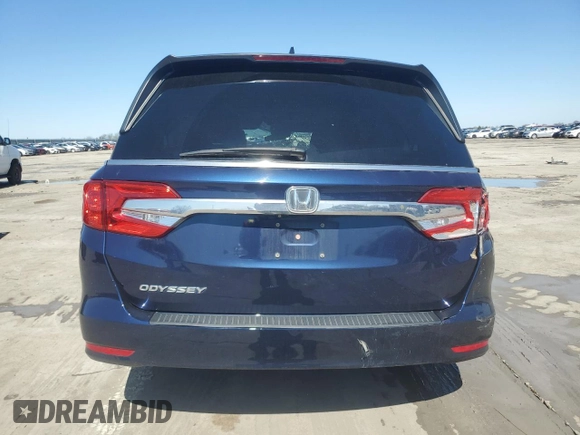 2019 Honda Odyssey EX-L with VIN 5FNRL6H71KB136550, listed as a Copart auction lot 48069595 with Not Provided miles and Salvage Title. Bid and sale history available at DreamBid. Image 6.
