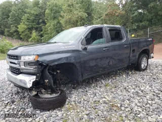 2019 Chevrolet Silverado 1500 LT with VIN 3GCUYDED7KG241338, listed as a Copart auction lot 65149814 with 78,858 mi miles and Salvage Title. Bid and sale history available at carsss.com. Image 1.