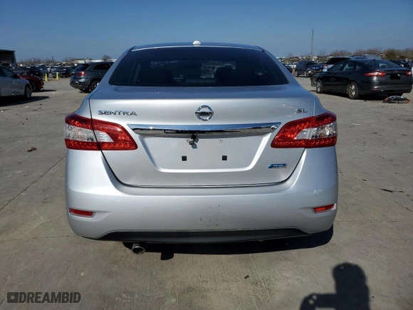 2014 Nissan Sentra SV with VIN 3N1AB7AP6EY307756, listed as a Copart auction lot 44066695 with 44,098 mi miles and Clean Title. Bid and sale history available at carsss.com. Image 6.