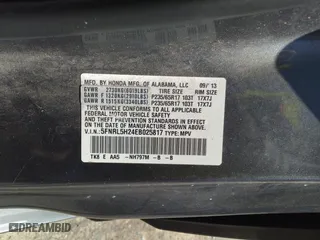 2014 Honda Odyssey LX with VIN 5FNRL5H24EB025817, listed as a IAAI auction lot 41904759 with 161,523 mi miles. Bid and sale history available at carsss.com. Image 9.
