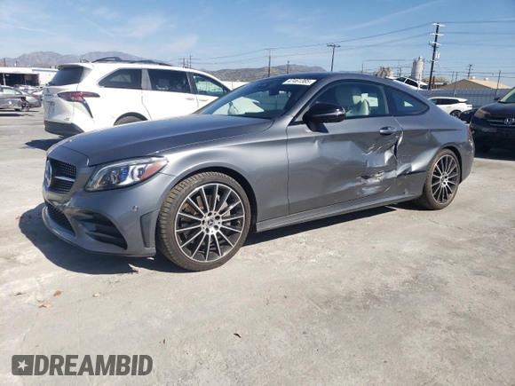 2022 Mercedes-Benz C 300 with VIN W1KWJ8DB7NG113854, listed as a Copart auction lot 47461385 with 45,141 mi miles and Salvage Title. Bid and sale history available at DreamBid. Image 1.