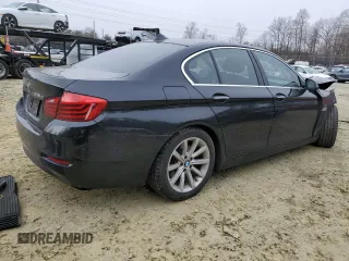 2015 BMW 5 Series 535d xDrive with VIN WBAFV3C5XFD686924, listed as a Copart auction lot 50305025 with Not provided miles and Salvage title. Bid and sale history available at DreamBid. Image 3.