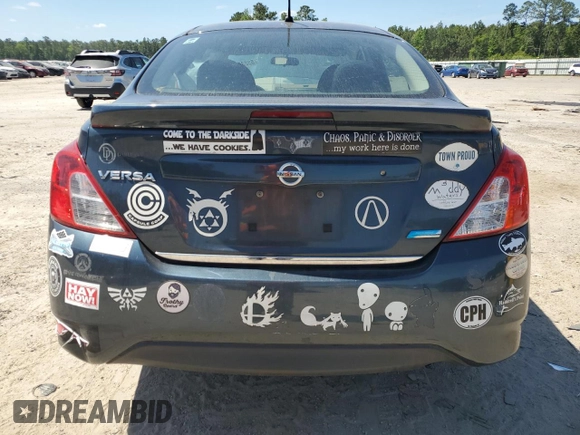 2016 Nissan Versa S Plus with VIN 3N1CN7AP6GL876445, listed as a Copart auction lot 55238775 with 133,231 mi miles and Salvage title. Bid and sale history available at DreamBid. Image 6.
