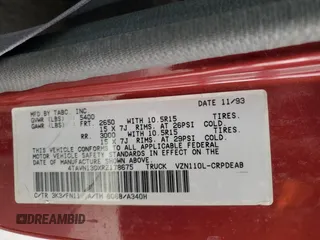 1994 Toyota Pickup DX with VIN 4TAVN13DXRZ178675, listed as a Copart auction lot 45503715 with 117,951 mi miles and Salvage title. Bid and sale history available at DreamBid. Image 12.