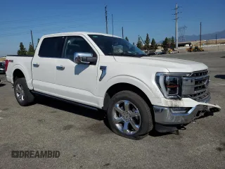 2023 Ford F-150 XL with VIN 1FTFW1E82PFB33122, listed as a Copart auction lot 58625905 with 21,184 mi miles and Salvage title. Bid and sale history available at DreamBid. Image 4.