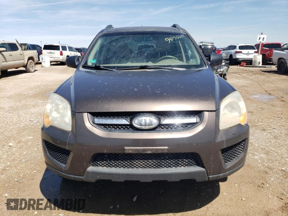 2009 Kia Sportage LX with VIN KNDJF724697568334, listed as a Copart auction lot 54056605 with 252,049 mi miles and Clean Title. Bid and sale history available at carsss.com. Image 5.