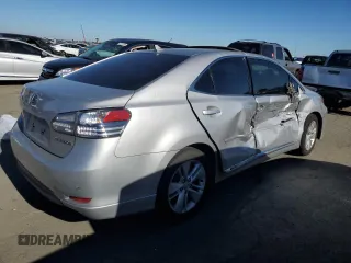 2010 Lexus HS 250h with VIN JTHBB1BA2A2033651, listed as a Copart auction lot 42182095 with 174,806 mi miles and Salvage Title. Bid and sale history available at DreamBid. Image 3.