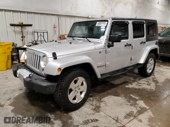 2008 Jeep Wrangler Unlimited Sahara z VIN 1J4GA59168L551767, wystawiony jako Copart lot #49809985 z przebiegiem 151 176 mil mil oraz Nie do naprawy • Non repairable. Historia ofert i sprzedaży dostępna na DreamBid. Obrazek 1.