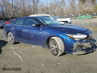 2019 Nissan Maxima SV with VIN 1N4AA6AV7KC371016, listed as a Copart auction lot 42823315 with 109,733 mi miles and Salvage Title. Bid and sale history available at carsss.com. Image 4.