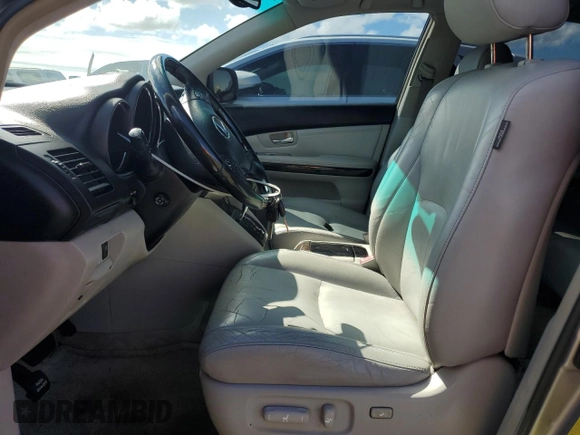 2005 Lexus RX 330 with VIN JTJGA31U750057587, listed as a Copart auction lot 74395084 with 0 mi miles and Non Repairable. Bid and sale history available at carsss.com. Image 7.