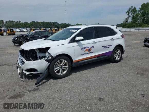 2019 Ford Edge SEL with VIN 2FMPK3J98KBC43110, listed as a Copart auction lot 54412115 with 80,685 mi miles and Salvage title. Bid and sale history available at DreamBid. Image 1.