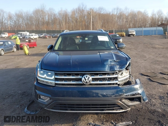 2019 Volkswagen Atlas SEL with VIN 1V2MR2CA9KC608025, listed as a IAAI auction lot 41866519 with 112,477 mi miles and . Bid and sale history available at DreamBid. Image 12.