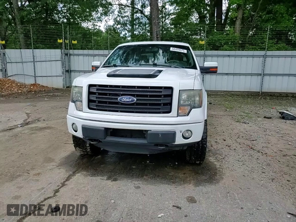 2014 Ford F-150 XL with VIN 1FTFW1EF4EFB77909, listed as a Copart auction lot 60409575 with 201,434 mi miles and Salvage title. Bid and sale history available at DreamBid. Image 13.