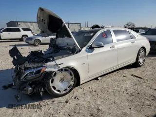 2017 Mercedes-Benz S with VIN WDDUX7GB3HA323645, listed as a Copart auction lot 46950295 with Not Provided miles and Salvage Title. Bid and sale history available at DreamBid. Image 1.
