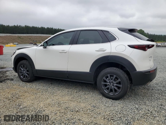2025 Mazda CX-30 S with VIN 3MVDMBAM2SM764529, listed as a Copart auction lot 54394175 with 7,095 mi miles and Salvage title. Bid and sale history available at DreamBid. Image 2.
