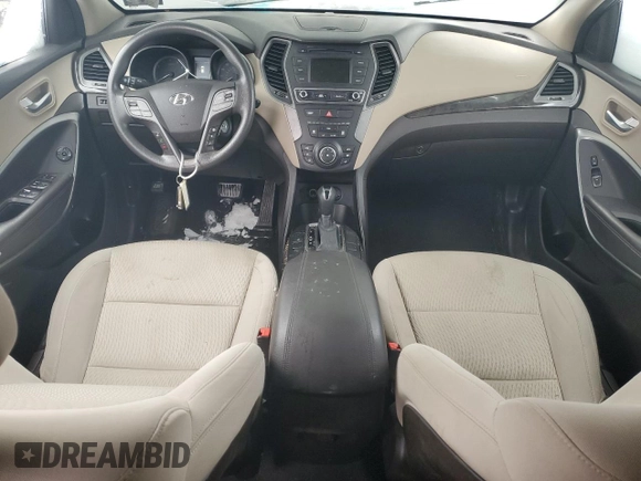 2018 Hyundai Santa Fe 2.4L with VIN 5XYZT3LB3JG571720, listed as a Copart auction lot 43942375 with 108,435 mi miles and Salvage title. Bid and sale history available at DreamBid. Image 8.