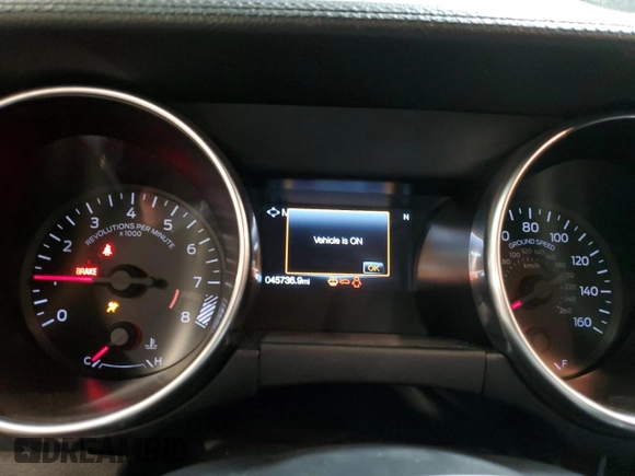 2019 Ford Mustang GT z VIN 1FA6P8CF5K5204048, wystawiony jako Copart lot #73311984 z przebiegiem 45 736 mil mil oraz Szkody całkowita. Historia ofert i sprzedaży dostępna na DreamBid. Obrazek 9.