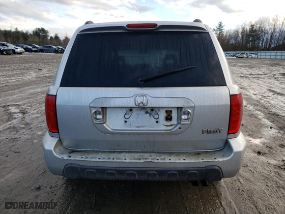 2003 Honda Pilot EX with VIN 2HKYF18793H566223, listed as a Copart auction lot 43033495 with 0 mi miles and Clean Title. Bid and sale history available at carsss.com. Image 6.
