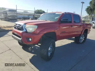 2015 Toyota Tacoma PreRunner with VIN 3TMJU4GN1FM176966, listed as a Copart auction lot 61294945 with 243,641 mi miles and Salvage title. Bid and sale history available at DreamBid. Image 1.