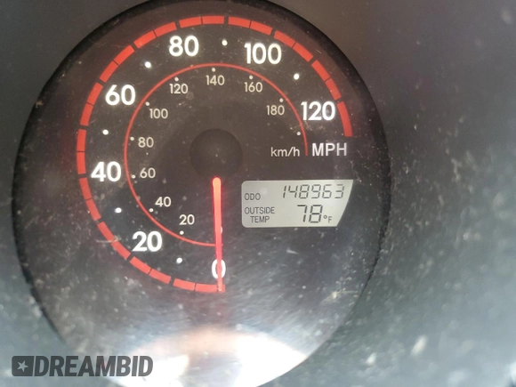 2005 Toyota Matrix STD with VIN 2T1KR32E55C356997, listed as a Copart auction lot 54419045 with 148,963 mi miles and Salvage Title. Bid and sale history available at DreamBid. Image 9.